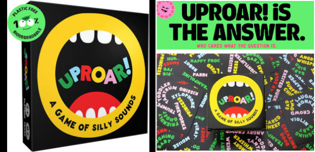  UpRoar! The Card Game of Silly Sounds - Plastic-Free